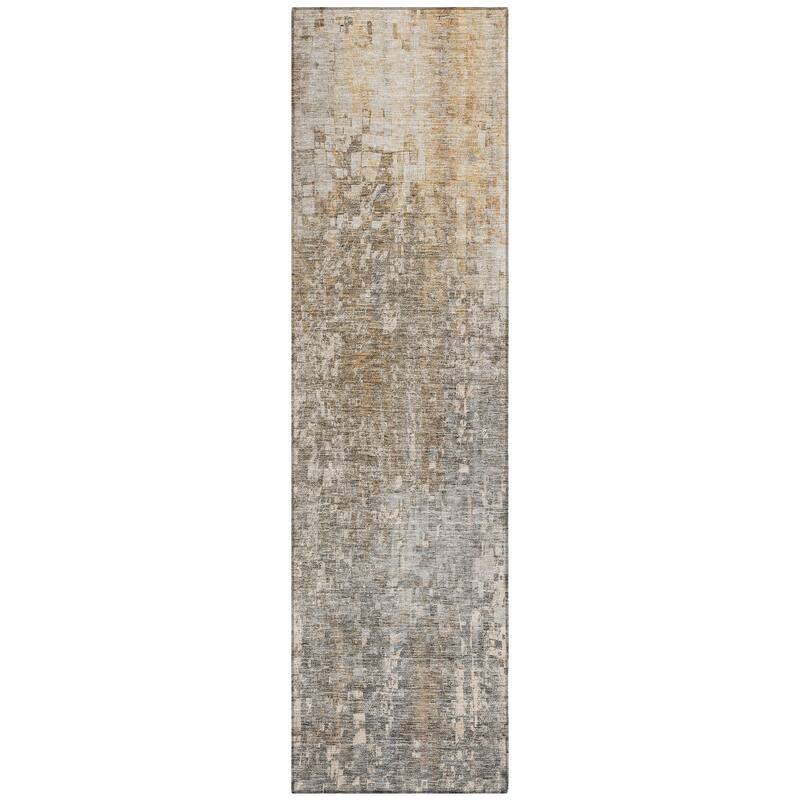 Machine Washable Indoor/ Outdoor Chantille Modern Ombre Rug