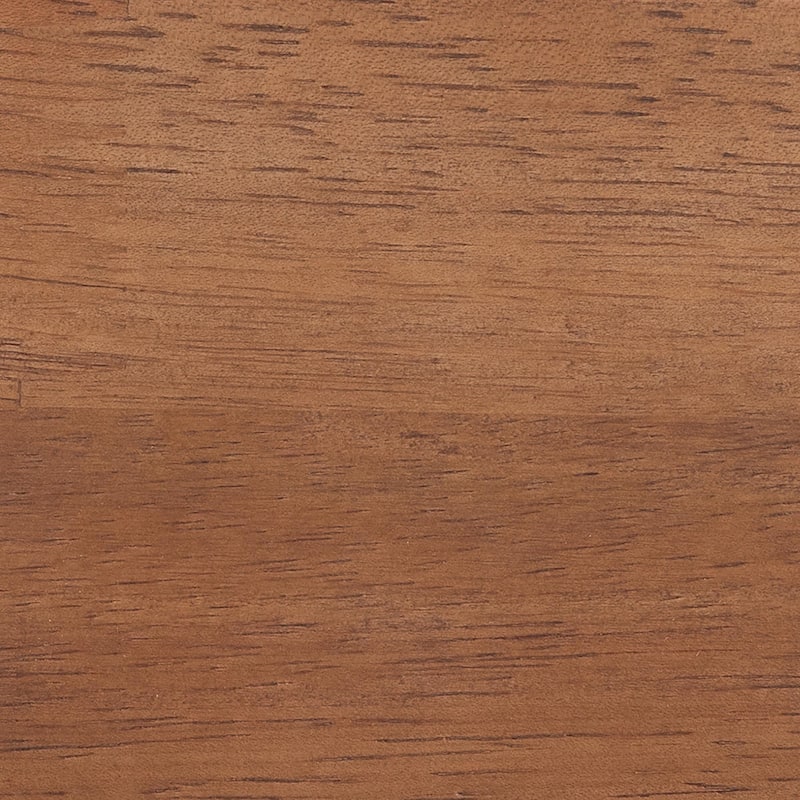 Raewyn Wood Platform Bed - Low Profile Bed Frame with Decorative Rattan Weave Inlay and Rounded Headboard, Queen