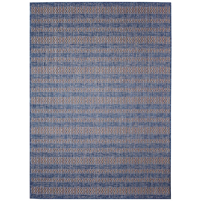 Liora Manne Avena Mosaic Stripe Indoor/Outdoor Rug