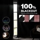 preview thumbnail 10 of 30, Deconovo Blackout Back Tab Bedroom Curtains 2 Panels