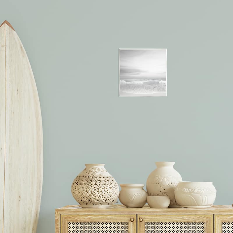 Stupell Soft Peaceful Beach Waves Wall Plaque Art Design By Maggie Olsen