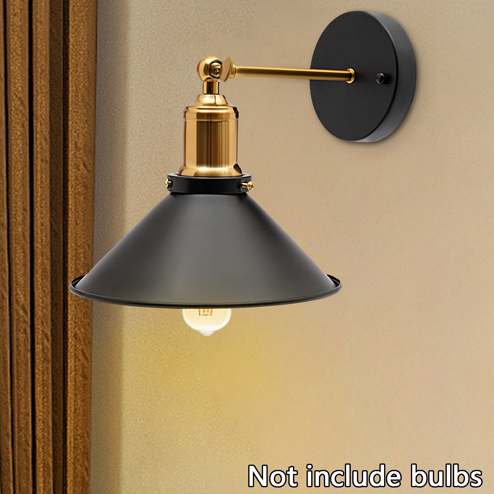 Vintage Wall Sconce Metal Wall Lamp Fixture with Plug In Cord On Sale Bed Bath Beyond 37093548