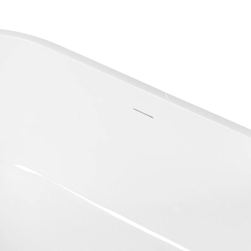 KBV 63'' x 31" Freestanding Soaking Acrylic Bathtub GTBT0023 - 63"