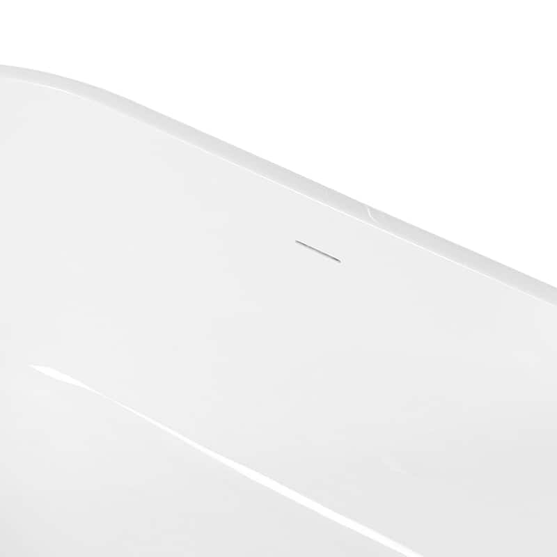 KBV 67'' x 31" Freestanding Soaking Acrylic Bathtub GTBT0007 - 67"