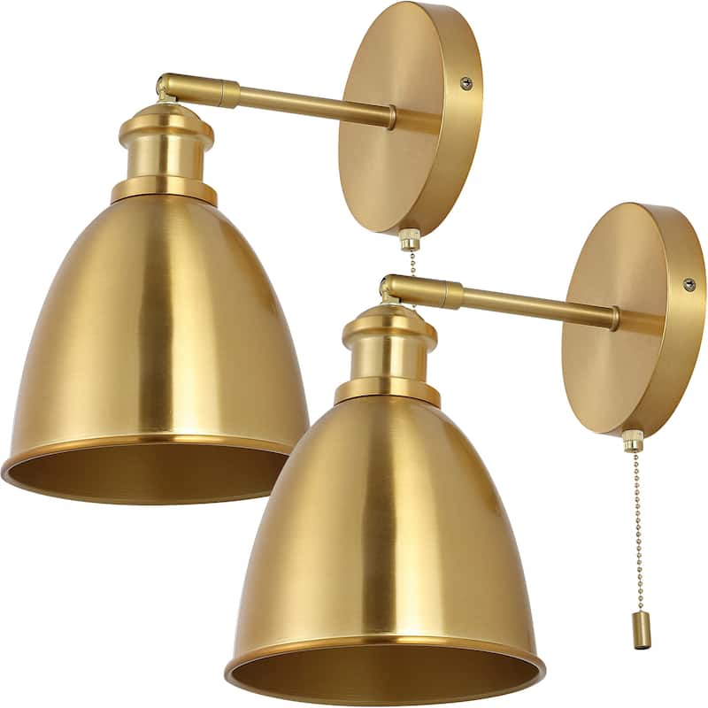 Cheers 1-Light Farmhouse Bohemian Iron LED Sconce, by JONATHAN Y