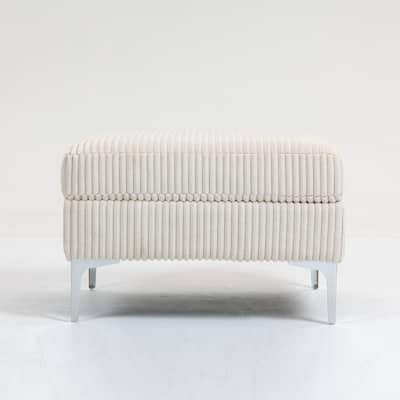Modular Sectional Sofa Square Ottoman Module,Storage Ottoman Footrest