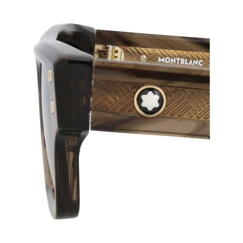 Montblanc Square-Frame Recycled Acetate Sunglasses