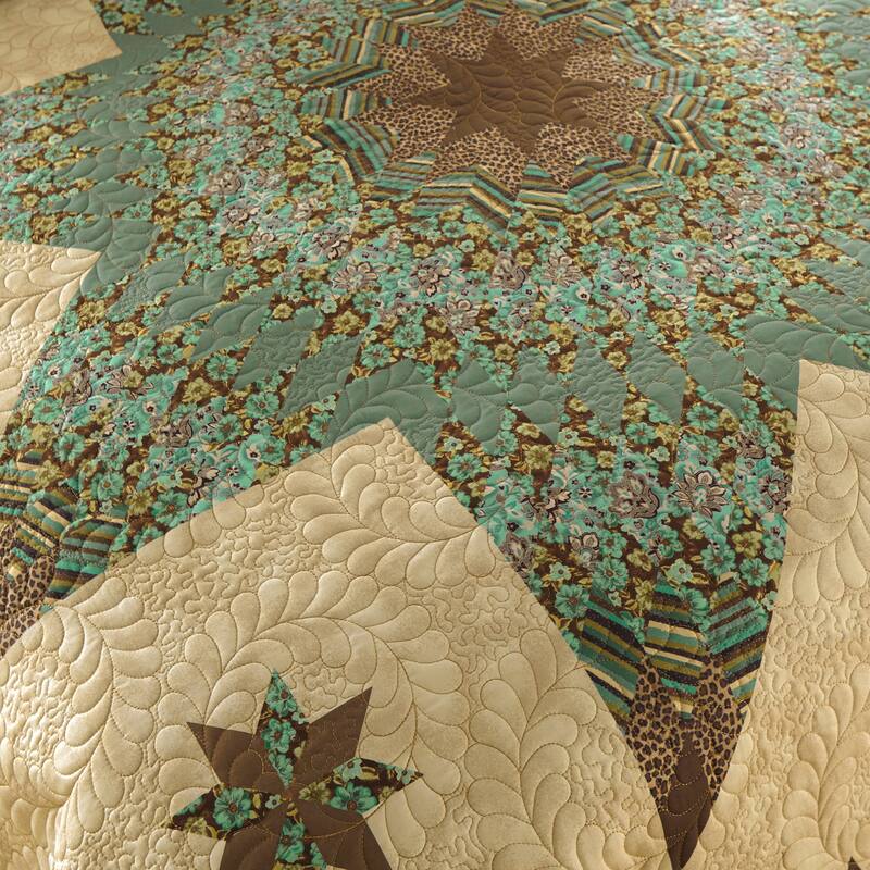 Donna Sharp Sea Breeze Star Polyester Throw