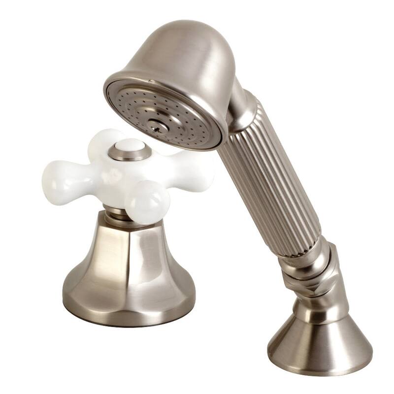 Kingston Brass 1.8 GPM Single Function Hand Shower Package - Includes - Brushed Nickel