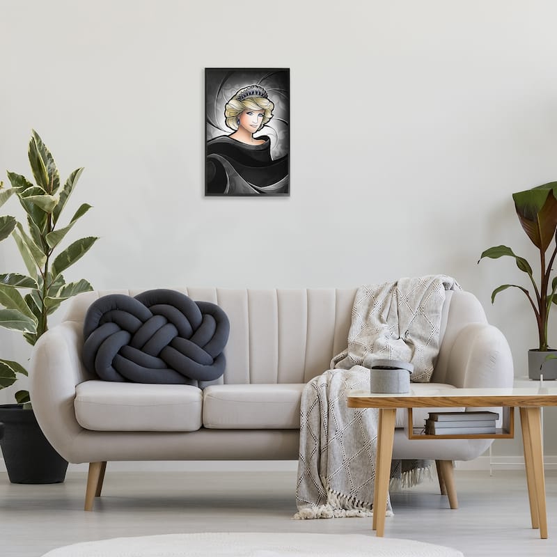Stupell Royal Peoples' Princess Framed Giclee Art Design By Mandie Manzano