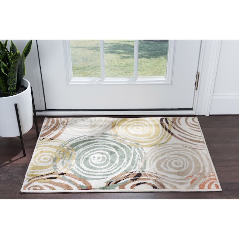 Decora Modern & Contemporary Floral Indoor Area Rug