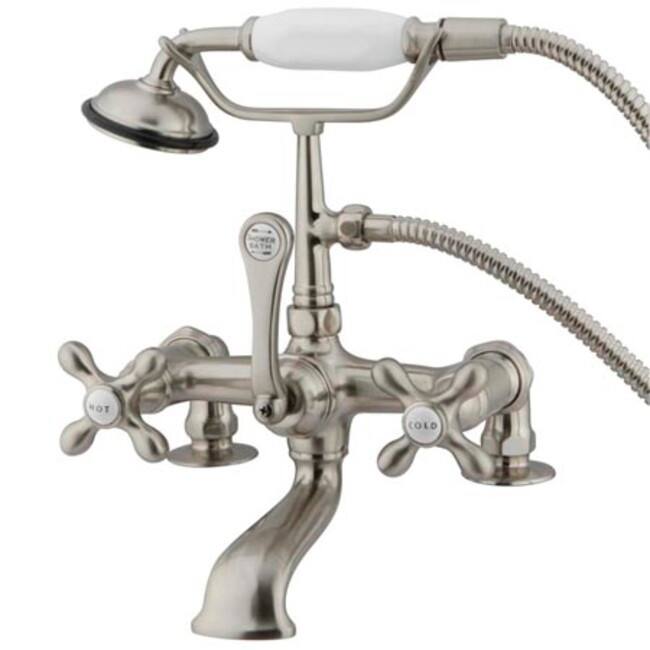 Kingston Brass Vintage Deck Mounted Clawfoot Tub Filler with Personal