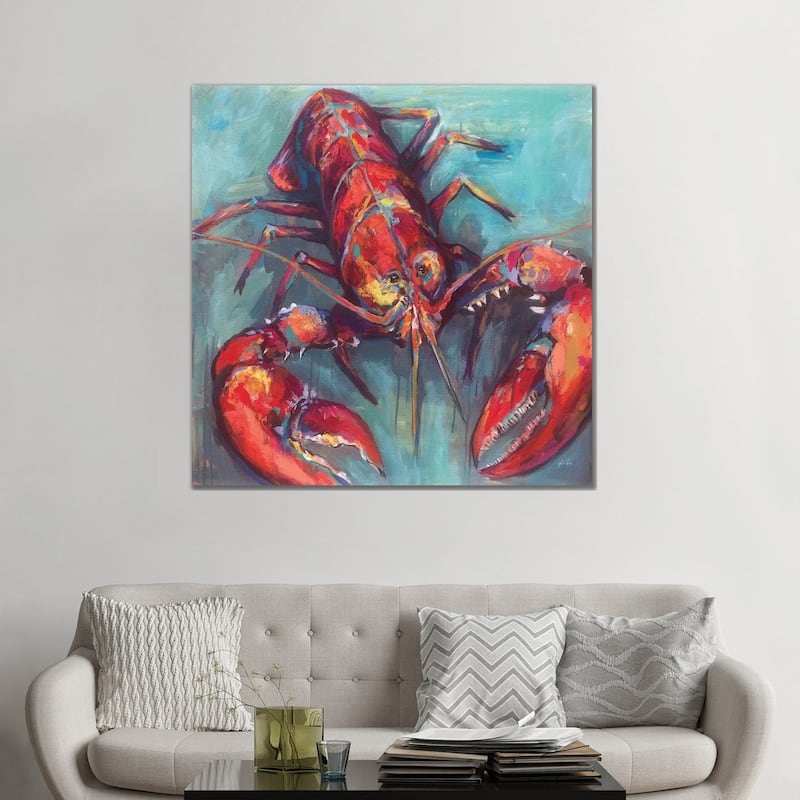 iCanvas "Lobster" by Jeanette Vertentes Canvas Print