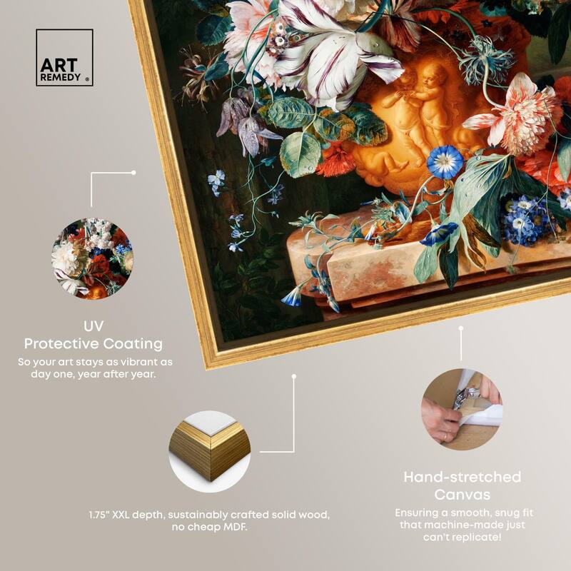 Bouquet of Flowers (1724) Canvas by Art Remedy