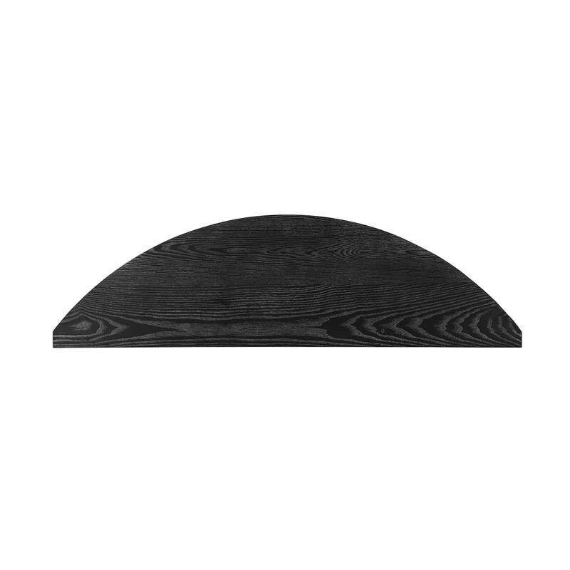 Christopher Knight Home- Octavius Wood Half-Moon Entryway Table