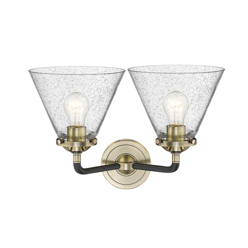 Innovations Lighting Large Cone 2 Light 16" Wide Bathroom Vanity Light
