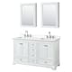Option White, Chrome Trim, White Quartz Top