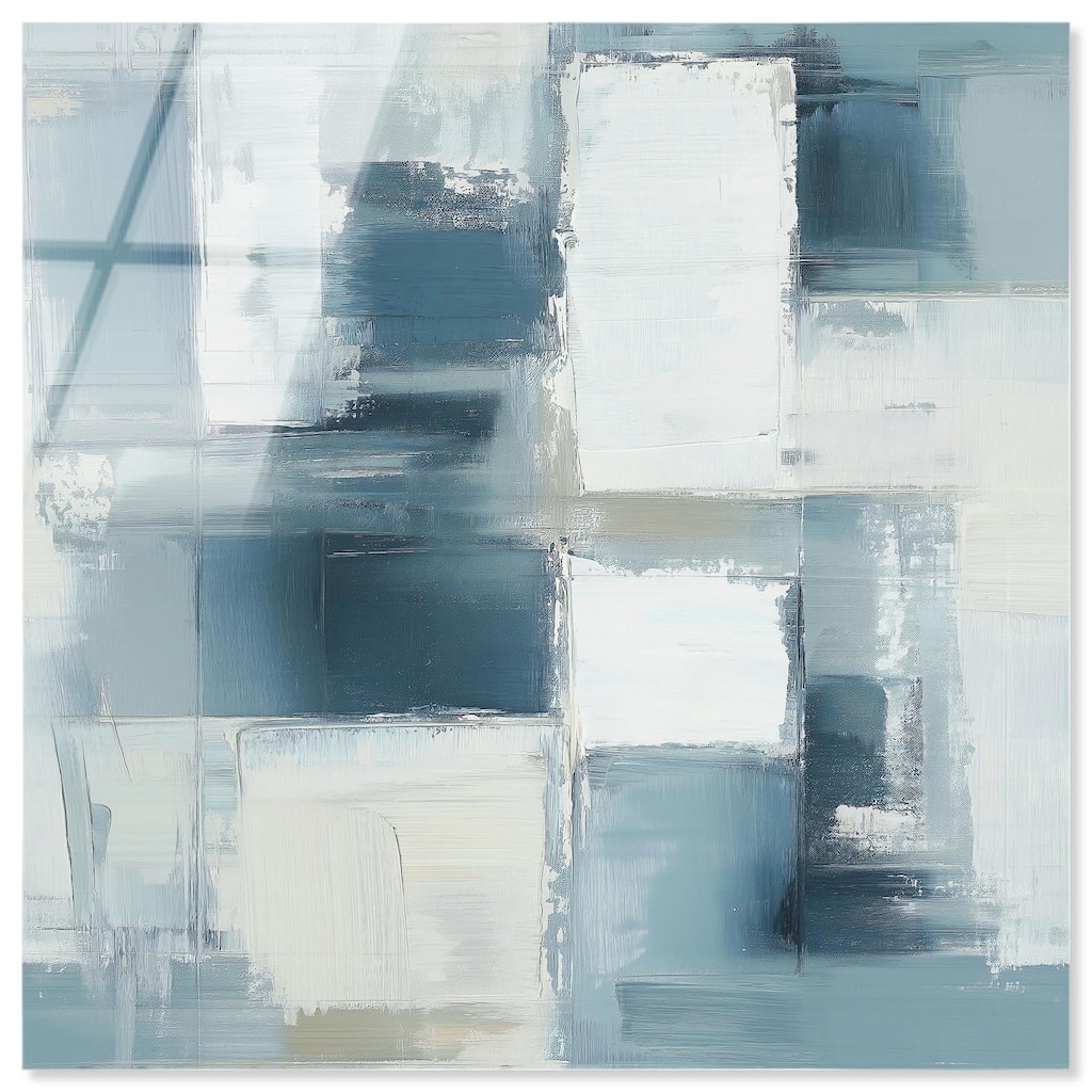 Deconstructed Blue I Acrylic by Art Remedy, Ready to Hang