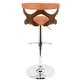 preview thumbnail 70 of 141, Carson Carrington Viby Adjustable Bar Stool with Rounded T Footrest (Set of 2)