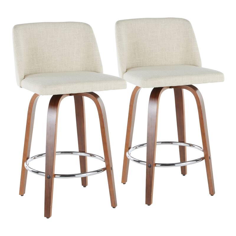 Carson Carrington Vallberga 26" Upholstered Counter Stool (Set of 2)