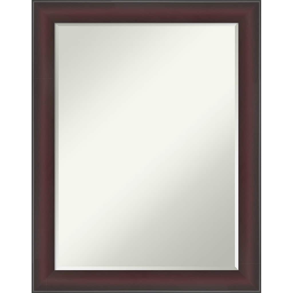 Grand Narrow Half-Inch-Bevel Framed Wall Mirror