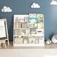 preview thumbnail 7 of 7, 4 Tier Wooden Kids Bookshelf and Toy Storage Organizer, Bookcase Display Stand, Nursery for Kids, Children, Toddlers 