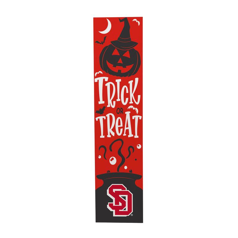 47" Double Sided Seasonal Porch Leaner, University of South Dakota - 47" x 11.25"