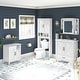 preview thumbnail 8 of 12, Key West 32W Bathroom Vanity with Mirror and Storage by Bush Furniture