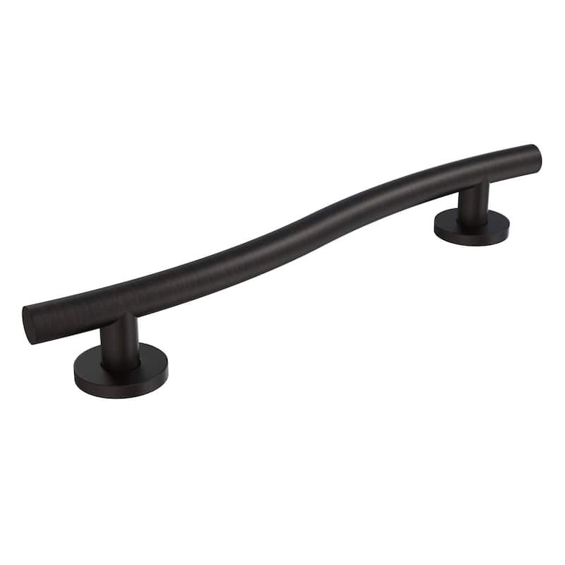 Keeney Wave Designer Grab Bar 1.25 Dia x 24 in., Oil Rubbed Bronze