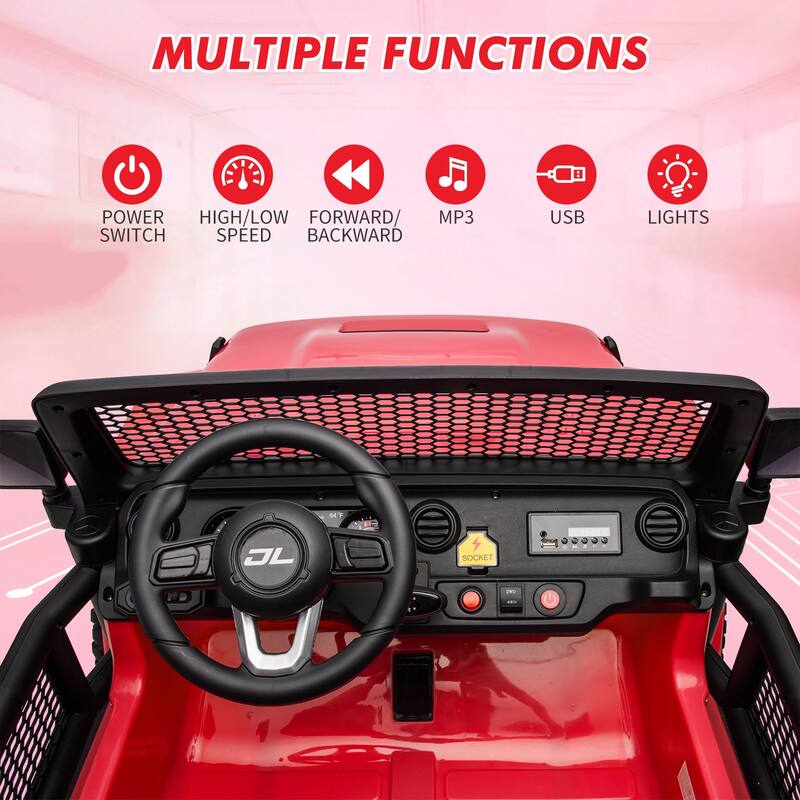 24V 7AH Ride on Truck Car, 2 Seater, with Remote Control