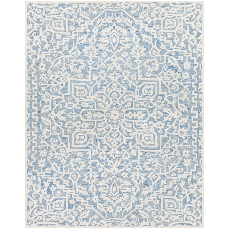 Livabliss Hensley Handmade Medallion Wool Area Rug