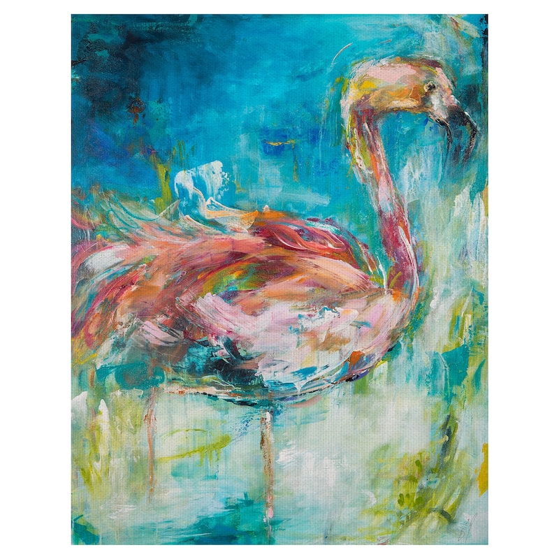 Pretty in Pink No 1 by Hilma Koelman Canvas Art Print
