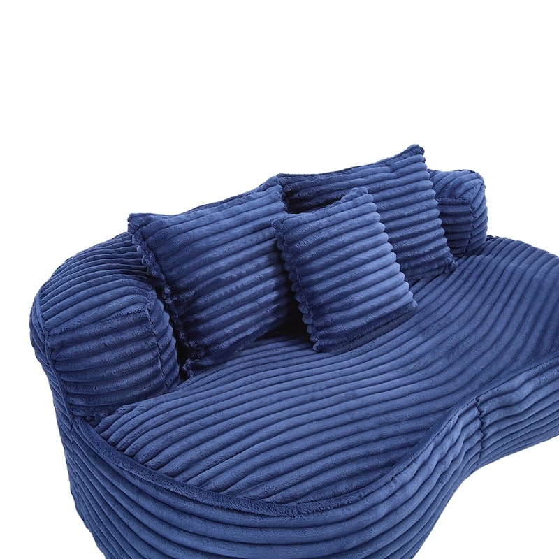 Comfort Lounger High Back Bean Bag Chair