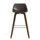 preview thumbnail 50 of 147, WYNDENHALL Cacey Mid Century Modern Bentwood Counter Height Stool (Set of 2) - 20.7'' x 21.1'' x 36.6