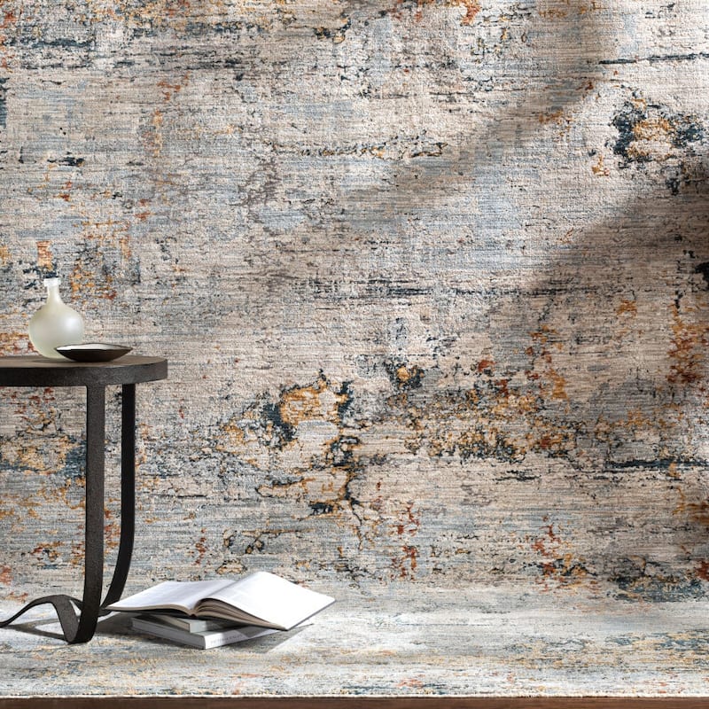 Livabliss Rustic Laila Abstract Area Rug