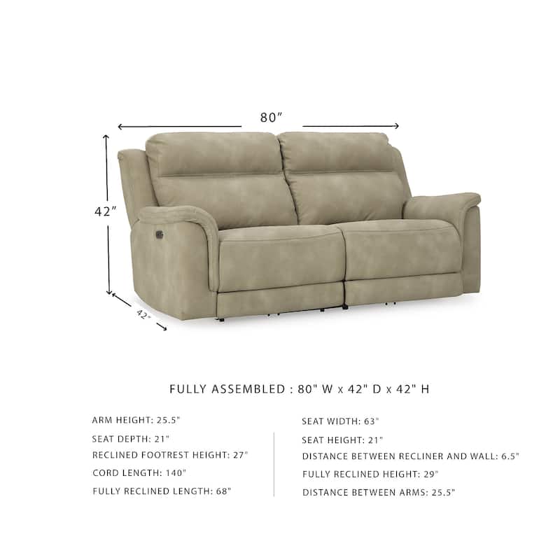 Signature Design by Ashley Next-Gen DuraPella Adjustable Power Reclining Sofa
