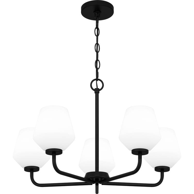 Nielson 5-Light Matte Black Chandelier