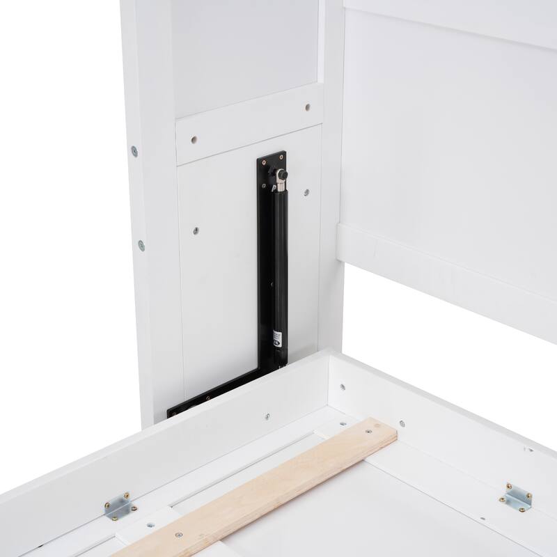 Modern Queen Size Murphy Bed Foldable Platform Bed Can be Folded into Cabinet, Hidden Wall Bed Cube Cabinet Frame