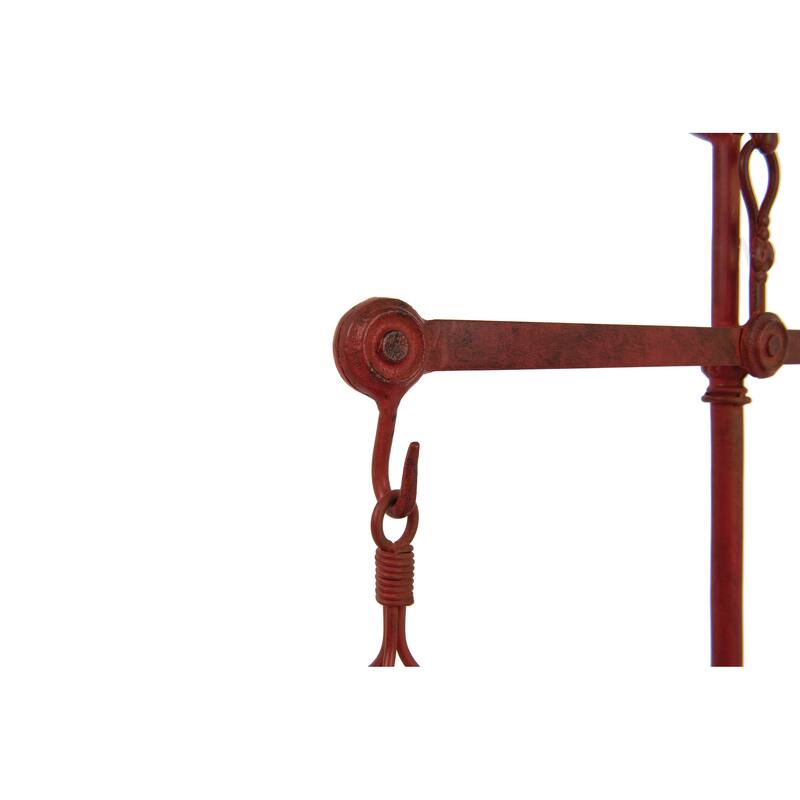 Decorative Antique Iron Balance Scale with Bird