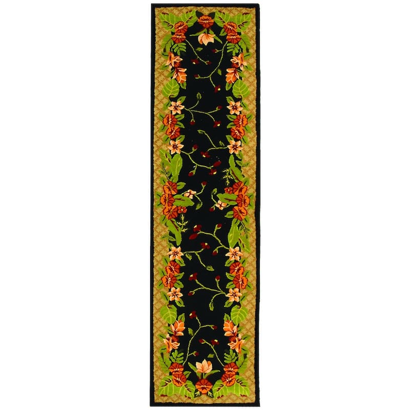 SAFAVIEH Handmade Berkeley Leeanne Botanical Wool Rug