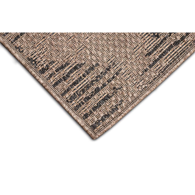 Terra by Obeetee Sol Static Diamond Natural Rug