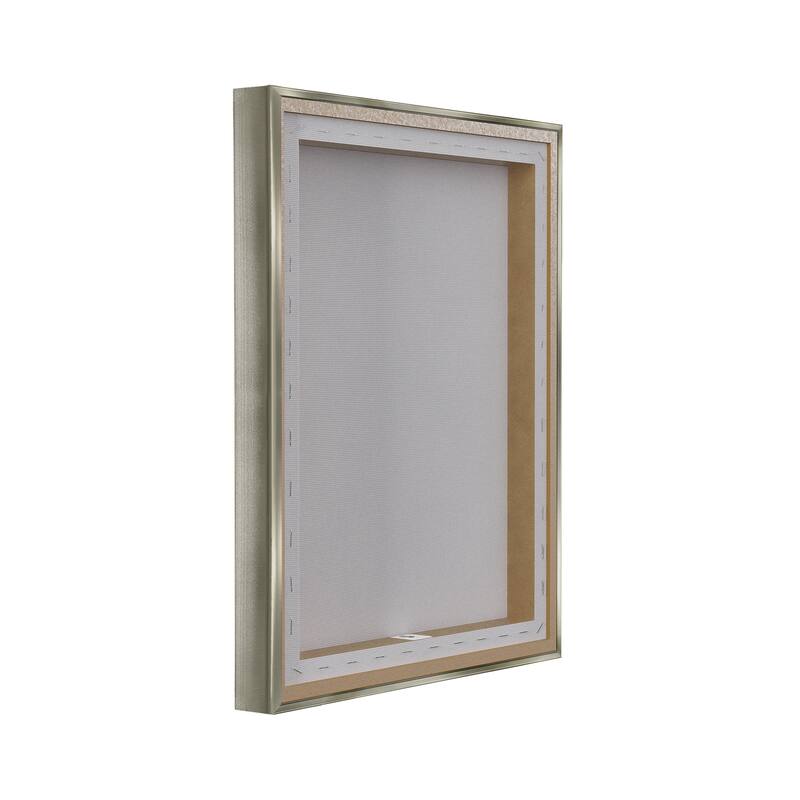Stupell US American Flag Wood Textured Design Floater Frame - Red