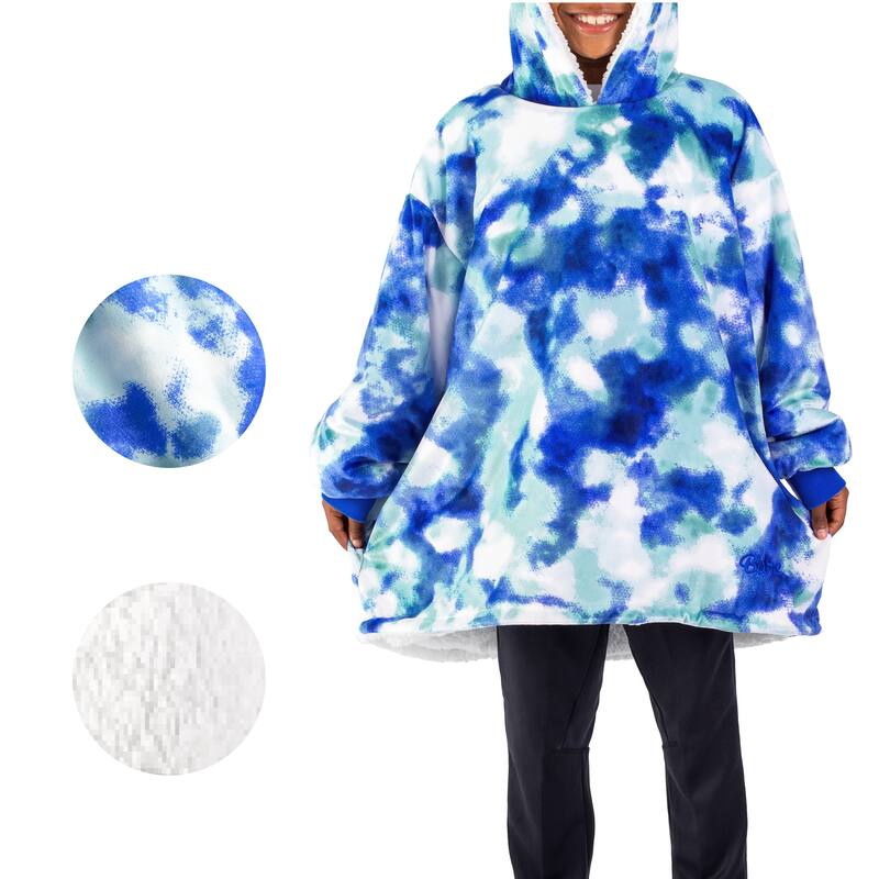 Bare Homey B-Cozy Oversized Sherpa Wearable Blanket