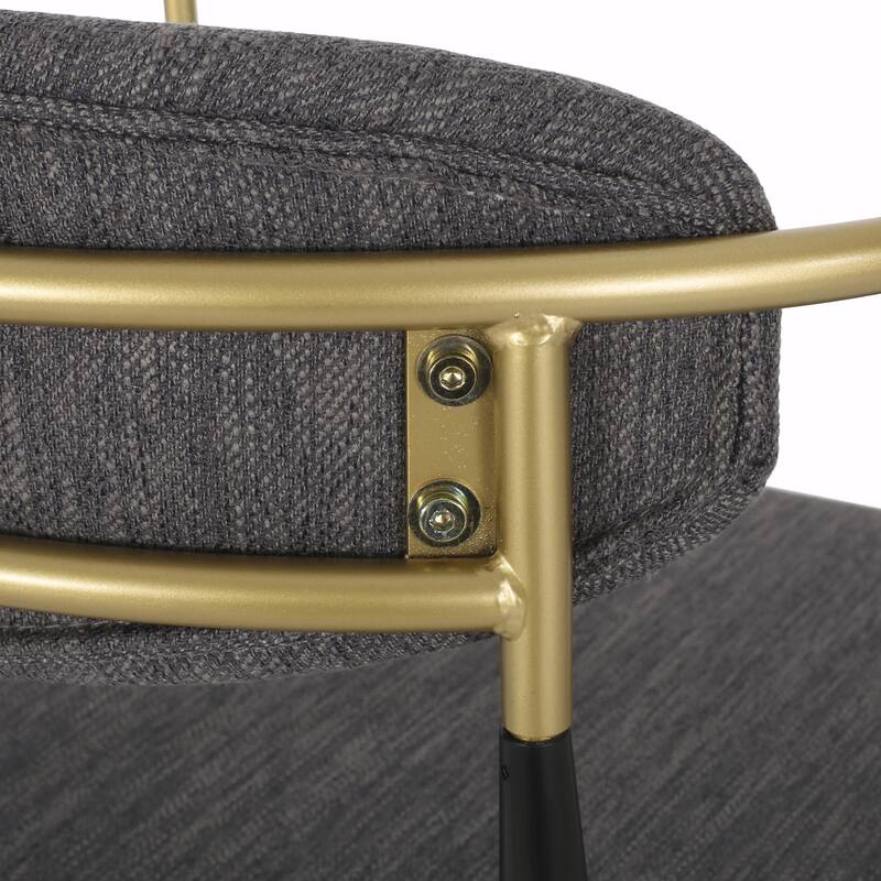 Modern Counter Stool Set - Comfortable, Sturdy Iron Frame