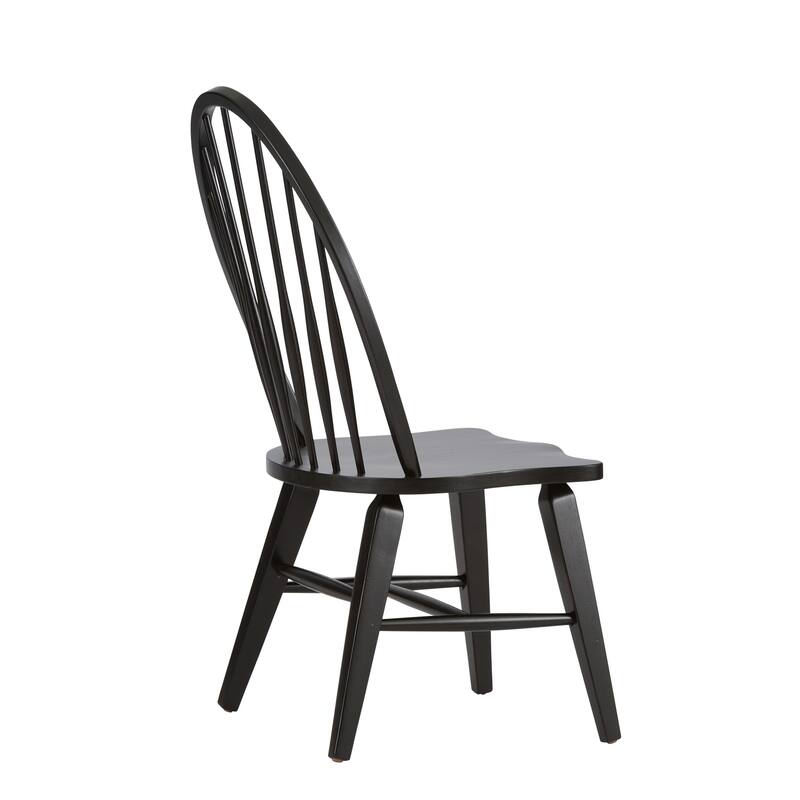 Hearthstone Ridge Tobacco and Black 7 Piece Rectangular Table Set