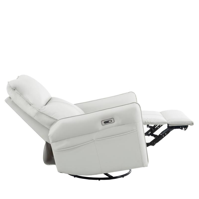 270° Swivel Rocker Power Recliner with USB Ports