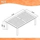 preview thumbnail 3 of 4, Amazonia Curry Outdoor Patio Dining Wood Table