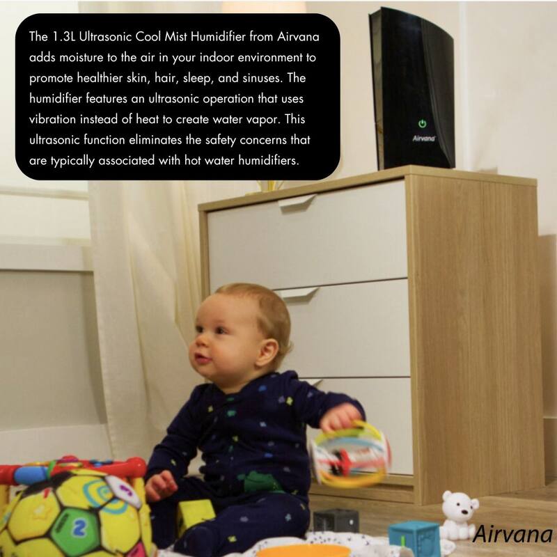 1.3L/ 0.34 Gal Ultrasonic Cool Mist Humidifier AV450HUM