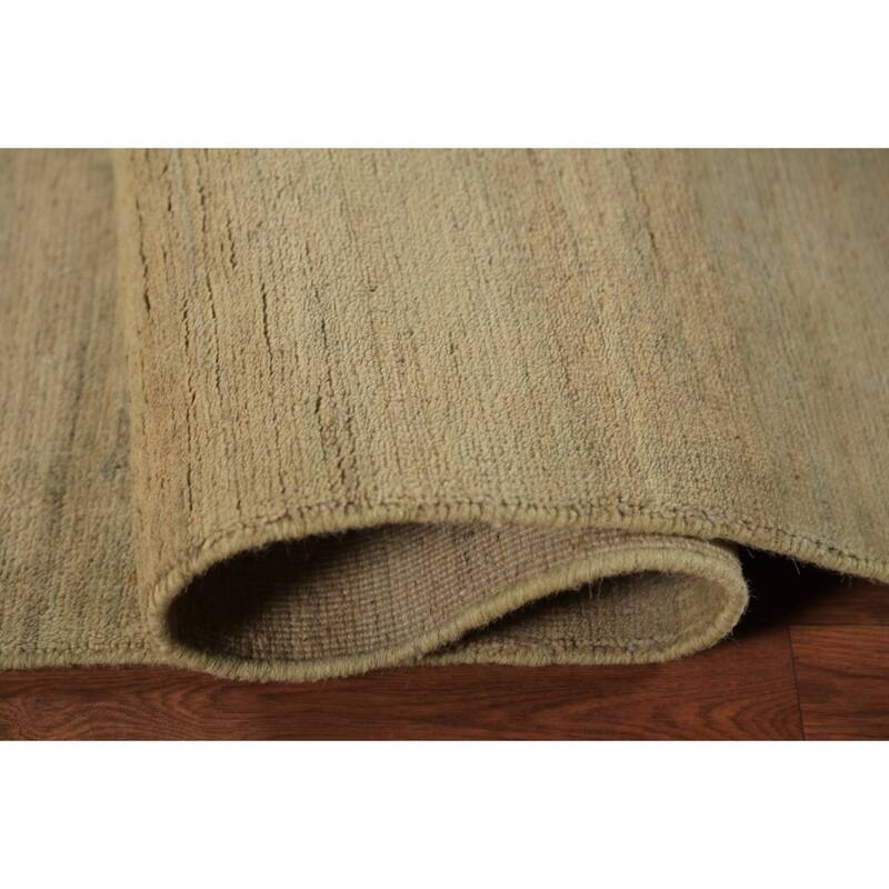 Gabbeh Modern Area Rug Handmade Wool Carpet - 5'10" x 8'5"