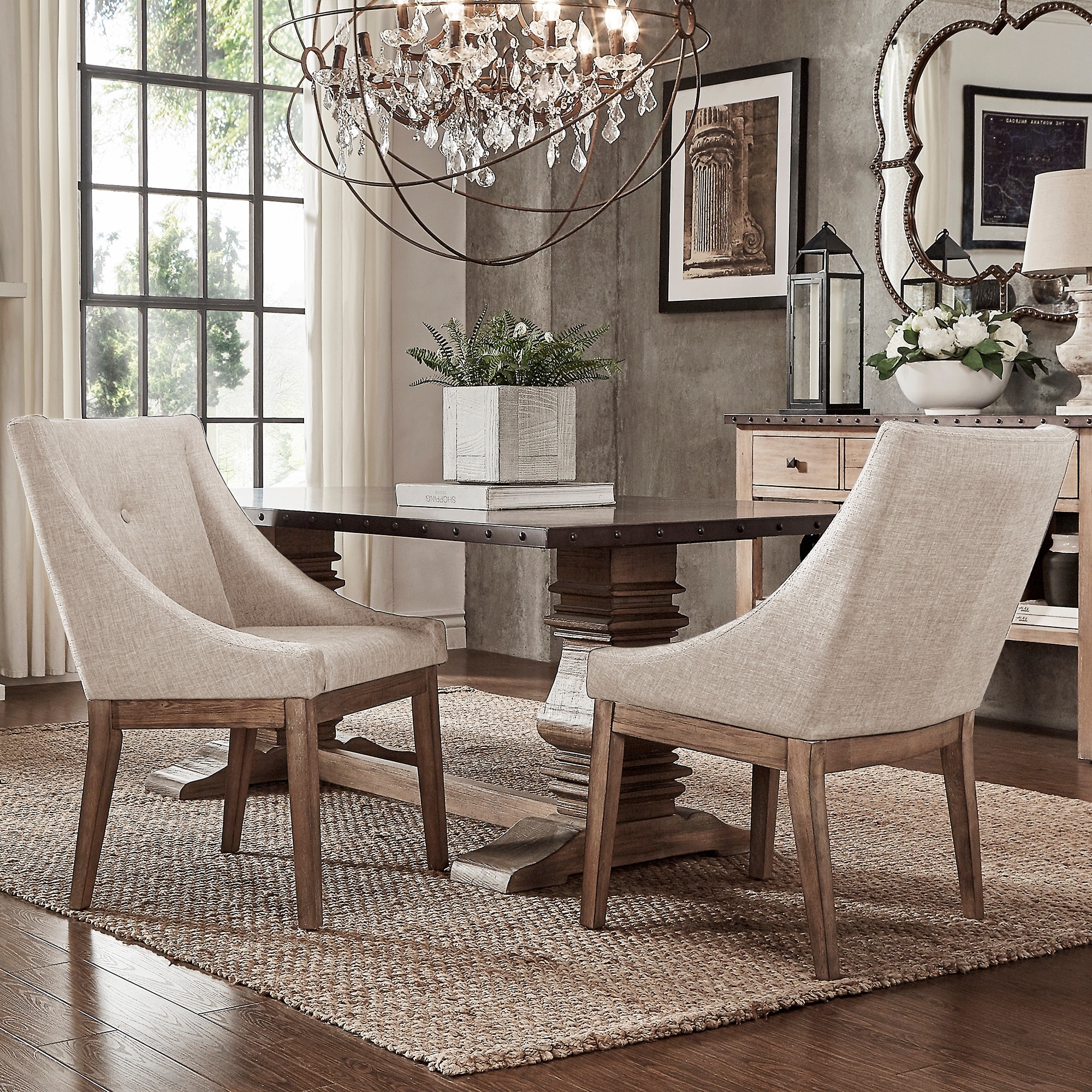 Slope upholstered dining chair deals